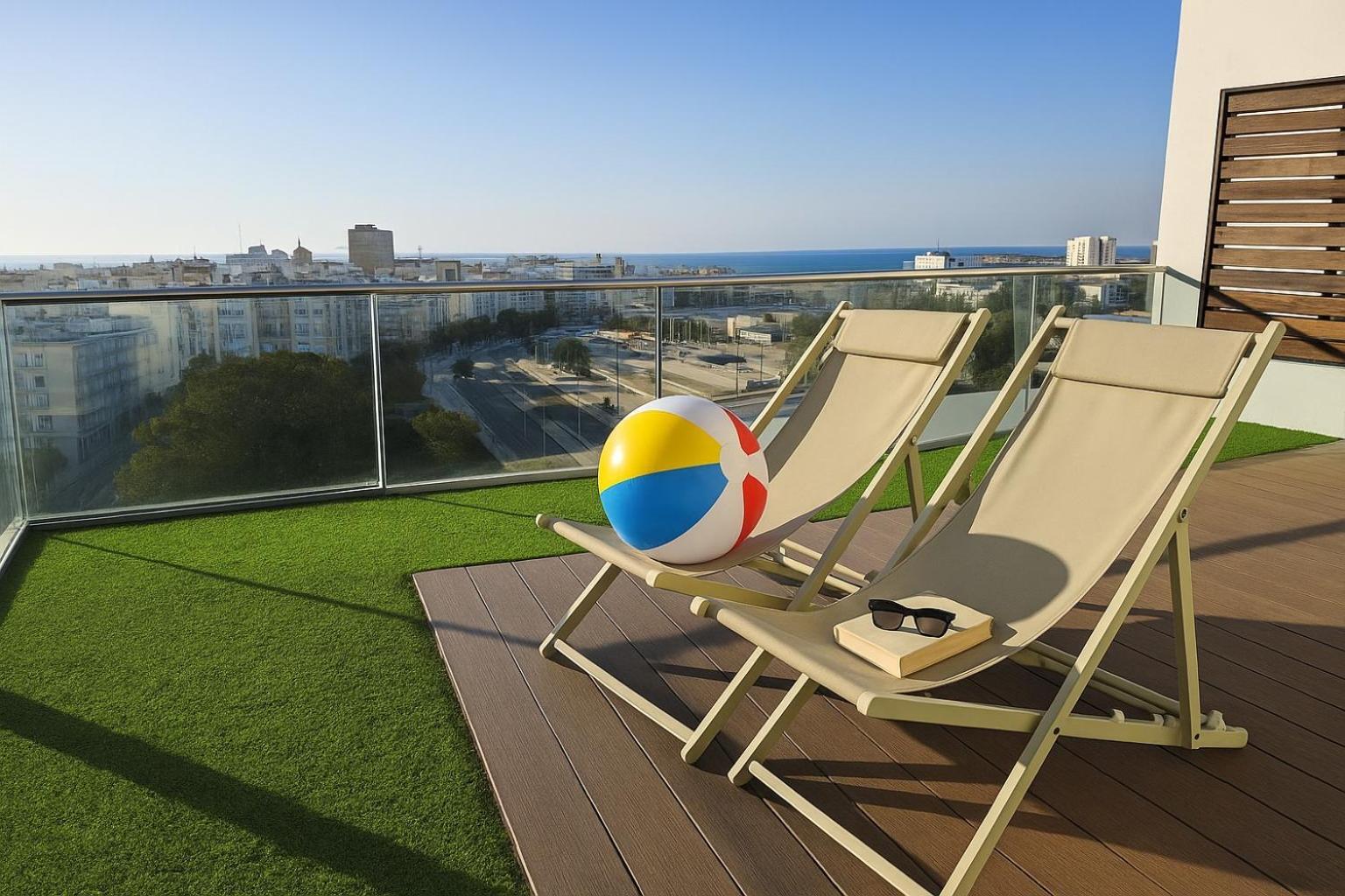 Apartament Skyline - Penthouse With 50M2 Private Terrace And Stunning Views Kadyks Zewnętrze zdjęcie